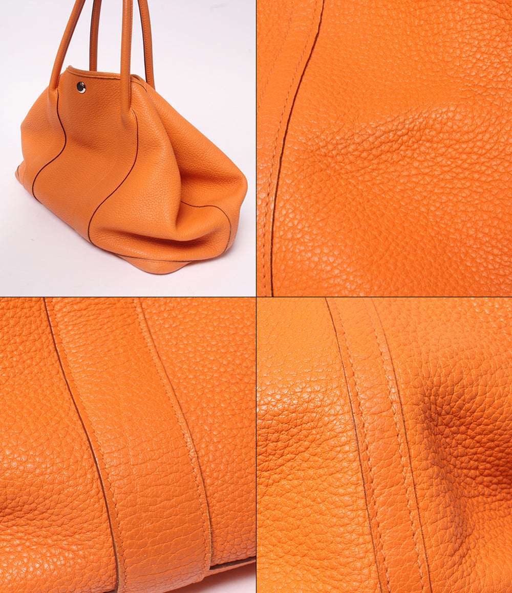 HERMES トートバッグ シルバー金具 ▢P刻印 ガーデンパーティー MM レディース エルメス