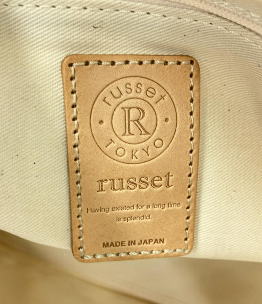 ラシット キャンバストートバッグ レディース russet