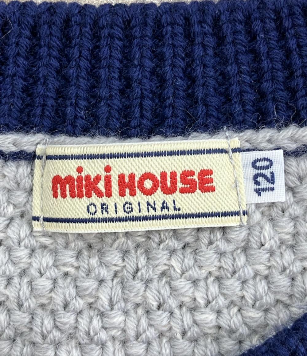 美品 ミキハウス ニットベスト キッズ SIZE 120 (120) miki HOUSE – rehello by BOOKOFF