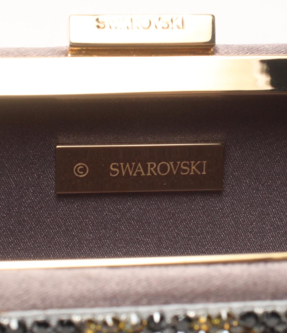 美品 スワロフスキー ショルダーバッグ 肩掛け パーティーバッグ レディース SWAROVSKI