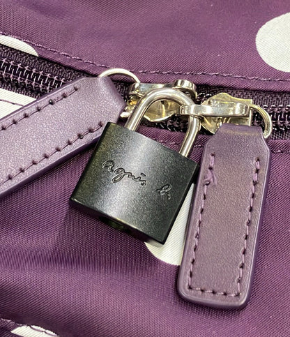 agnes b. 2way ボストンバック ショルダーバッグ レディース アニエスベー