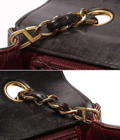 CHANEL チェーンショルダーバッグ シングルチェーン シングルフラップ ゴールド金具 マトラッセ ダイアナ22 レディース シャネル