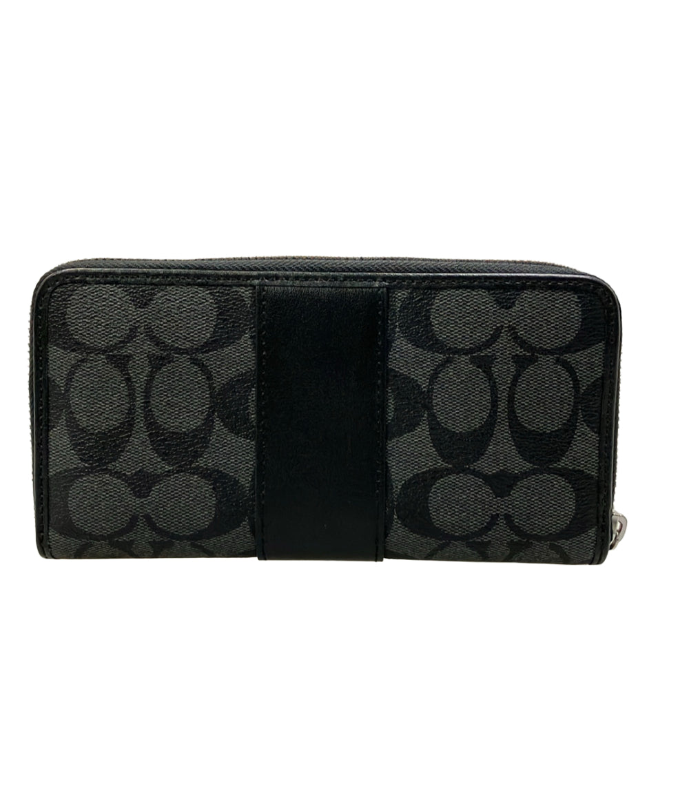 COACH ラウンドファスナー長財布 シグネチャー F54630 レディース コーチ