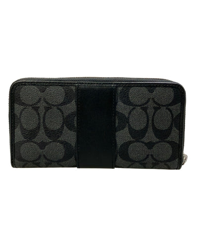 COACH ラウンドファスナー長財布 シグネチャー F54630 レディース コーチ