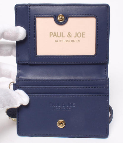 美品 PAUL & JOE ACCESSOIRES パスケース カードケース ベアプリント レディース ポール＆ジョー アクセソワ