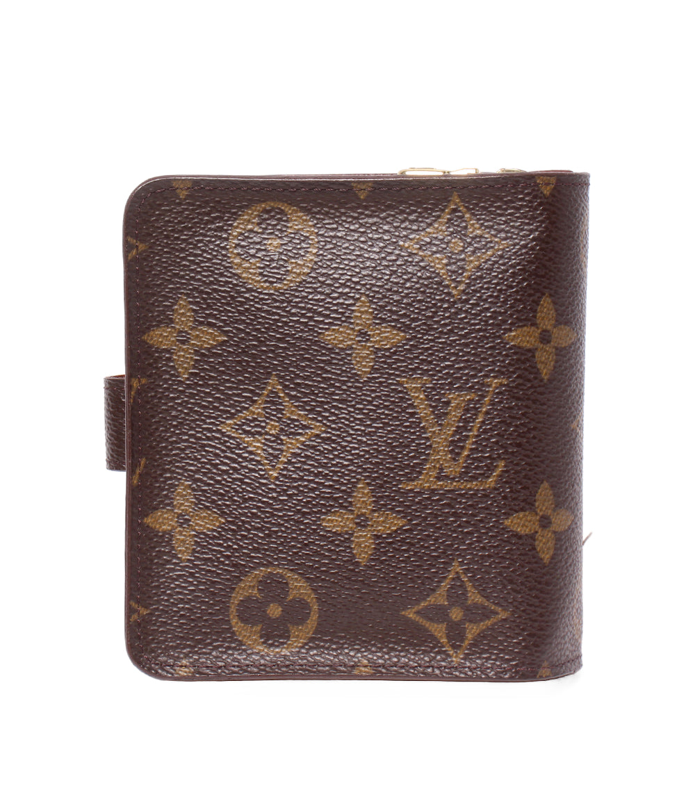 LOUIS VUITTON 二つ折り財布 コンパクト ジップ モノグラム M61667