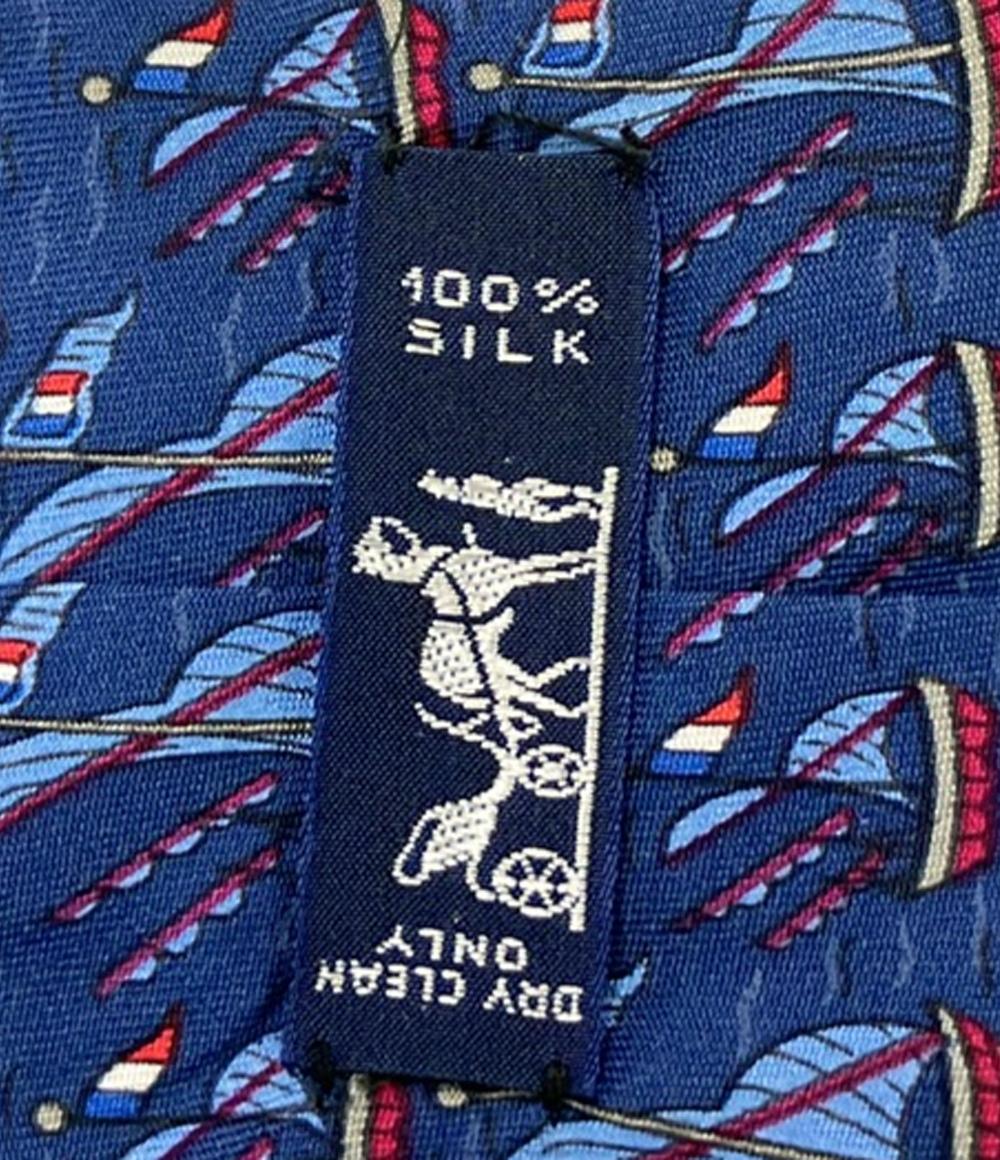 HERMES ネクタイ シルク 100% 7165 FA メンズ エルメス