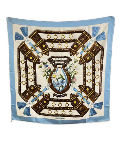 HERMES スカーフ シルク100% カレ90 aux champs レディース エルメス