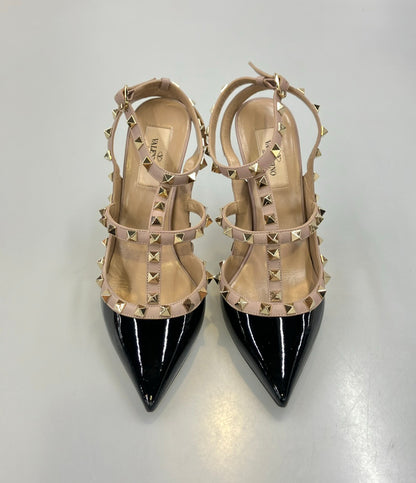 Valentino Garavani ストラップパンプス ロックスタッズ レディース SIZE 38 (24cm) ヴァレンティノ・ガラヴァーニ