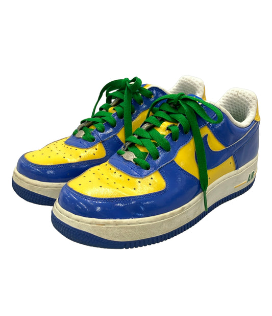 NIKE ローカットスニーカー エアフォース1 プレミアム ブラジルW杯 309096-441 メンズ レディース SIZE 25.0 ナイキ