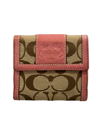 COACH 二つ折り財布 シグネチャー レディース コーチ