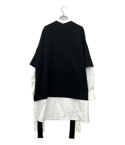 エンフォルド 長袖ジョーゼットメンズレイヤードプルオーバー レディース SIZE 38 (S) ENFOLD