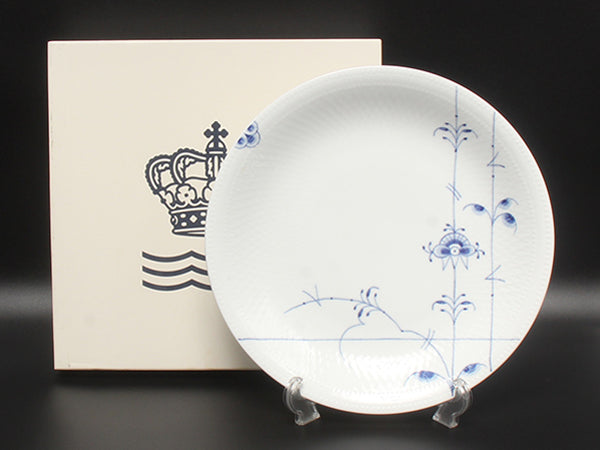 美品 Royal Copenhagen プレート 大皿 26cm ブルーパルメッテ ロイヤルコペンハーゲン