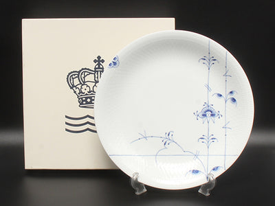 美品 Royal Copenhagen プレート 大皿 26cm ブルーパルメッテ ロイヤルコペンハーゲン