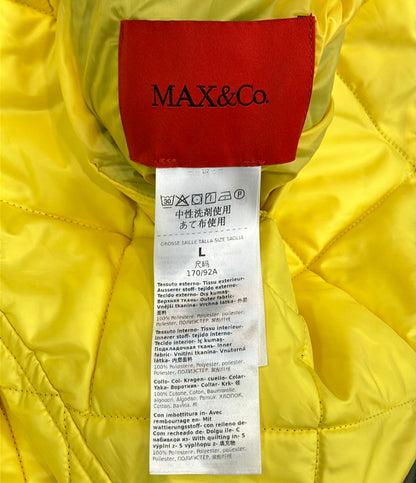 MAX&CO リバーシブル キルティング ジャケット レディース SIZE L マックスアンドコー