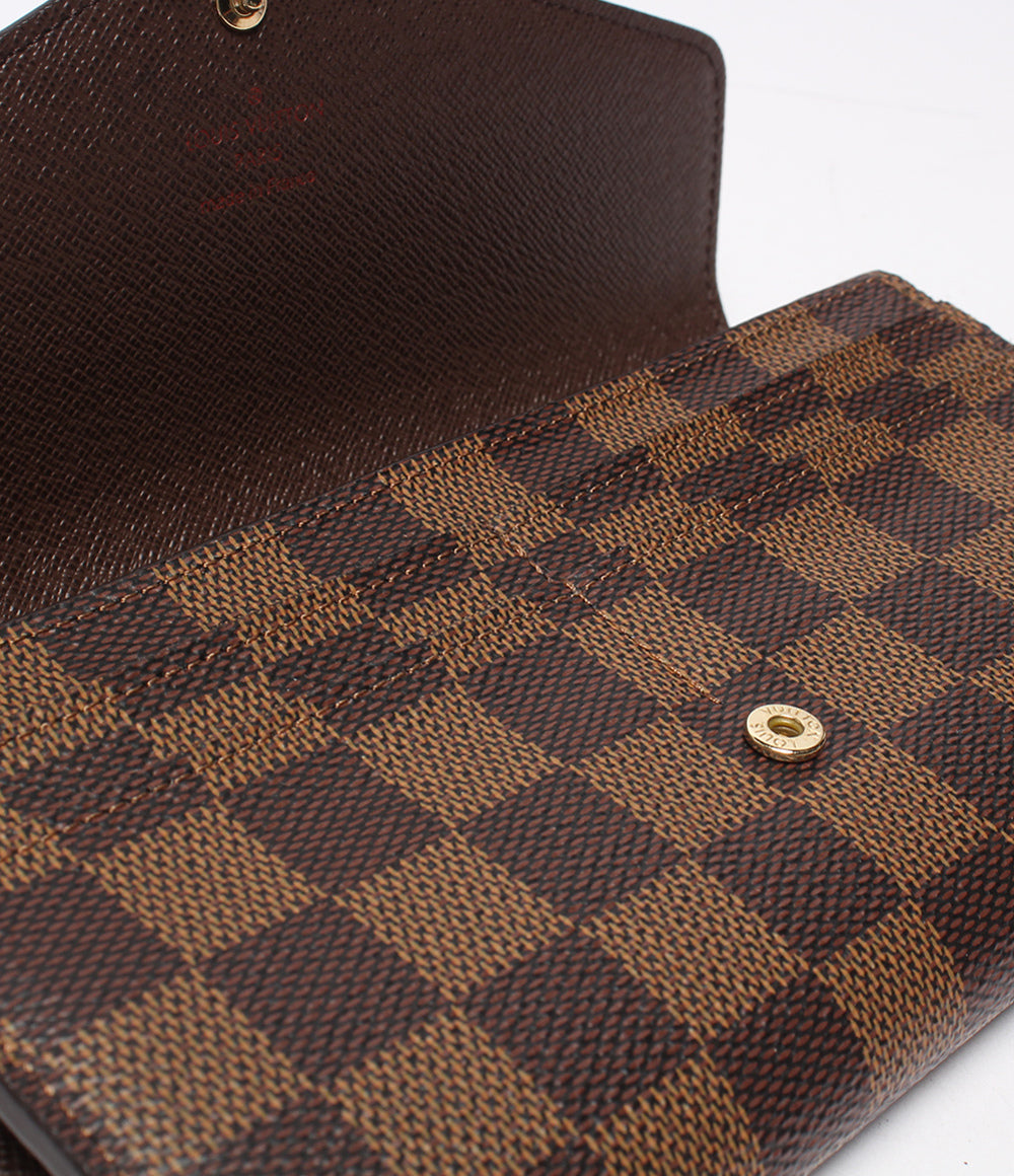 LOUIS VUITTON 長財布 ポルトフォイユサラ ダミエ N63209 レディース メンズ ルイ・ヴィトン