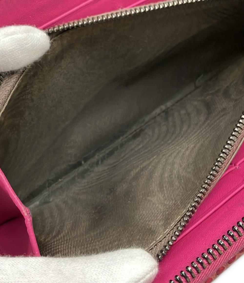 BOTTEGA VENETA ラウンドファスナー長財布 イントレチャート パイソン レディース ボッテガ・ヴェネタ