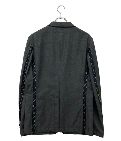 訳あり COMME des GARCONS HOMME テーラードジャケット サイドライン メンズ SIZE M コムデギャルソンオム