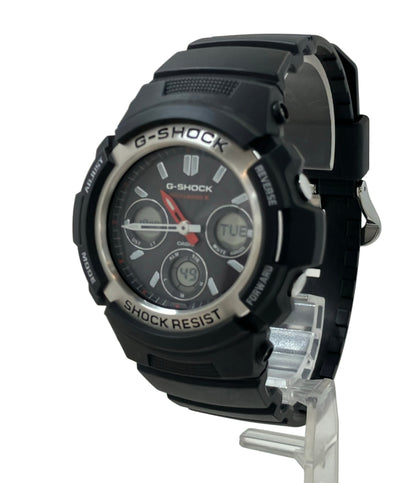 美品 CASIO 腕時計 G-SHOCK ソーラー ブラック AWG-M100 メンズ カシオ