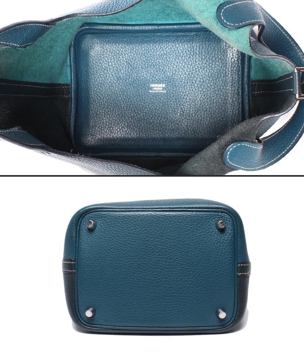 HERMES ハンドバッグ Z刻印 シルバー金具 トリヨンクレマンス ピコタンロックPM カザック レディース エルメス