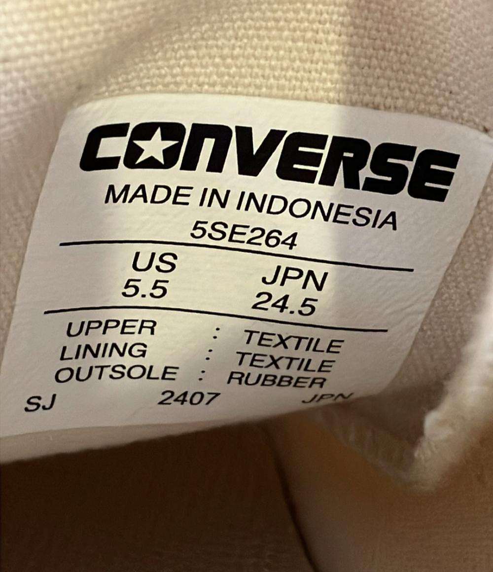 CONVERSE ハイカットスニーカー サイドジップ レディース SIZE 24.5 (L) コンバース