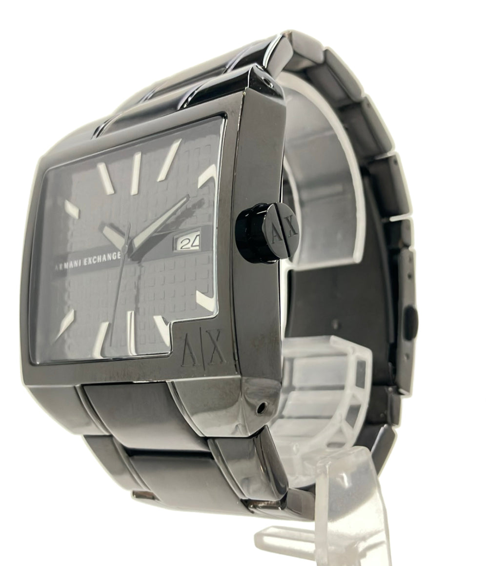 ARMANI EXCHANGE 腕時計 クオーツ ブラック AX2067 メンズ アルマーニエクスチェンジ