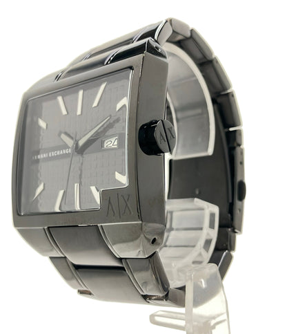 ARMANI EXCHANGE 腕時計 クオーツ ブラック AX2067 メンズ アルマーニエクスチェンジ