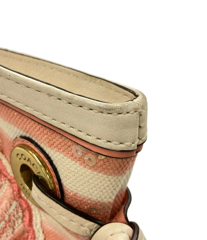 COACH クラッチバッグ 貝殻柄 レディース コーチ