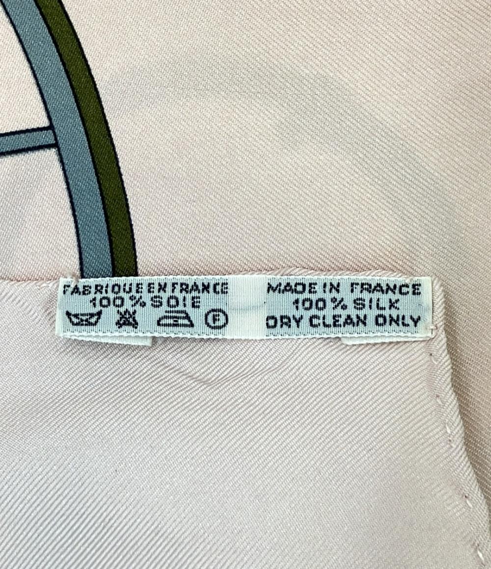 HERMES スカーフ カレ90 シルク100% SPRINGS レディース エルメス