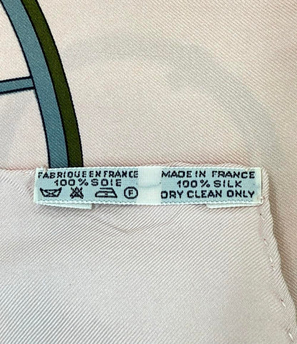 HERMES スカーフ カレ90 シルク100% SPRINGS レディース エルメス