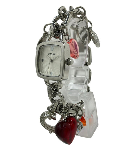 フォッシル ③-34  602 FOSSIL腕時計 クオーツ シルバー e レディース