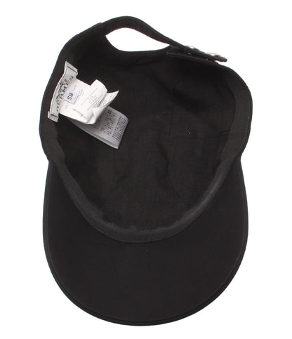 HERMES キャップ キャスケット スナップボタン式 シルバー金具 マイルス H261019N メンズ レディース SIZE 58 エルメス
