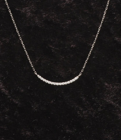 美品 ete ネックレス Pt900 Pt850 ダイヤ 0.06ct レディース エテ