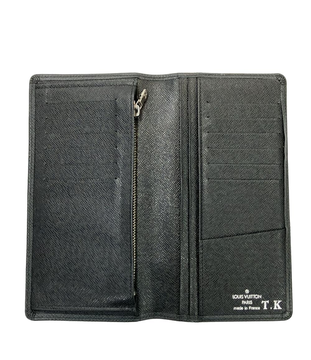 LOUIS VUITTON 二つ折り長財布 レザー タイガ ポルトフォイユ ブラザ M32572 メンズ ルイ・ヴィトン
