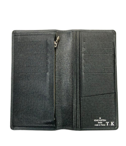 LOUIS VUITTON 二つ折り長財布 レザー タイガ ポルトフォイユ ブラザ M32572 メンズ ルイ・ヴィトン