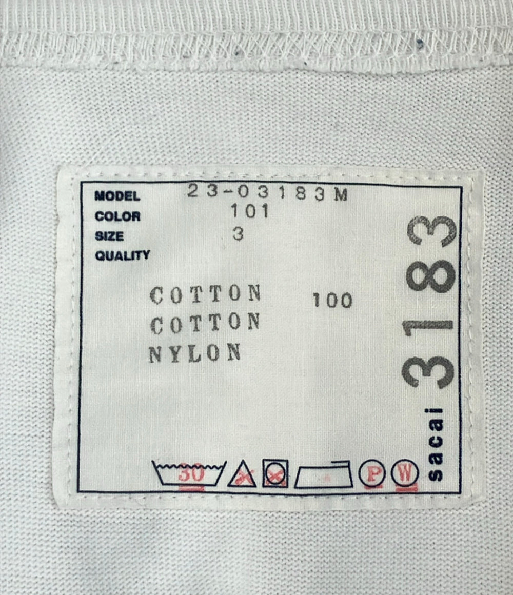 Sacai 半袖 Tシャツ 23-03183M メンズ SIZE 3 サカイ