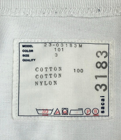 Sacai 半袖 Tシャツ 23-03183M メンズ SIZE 3 サカイ