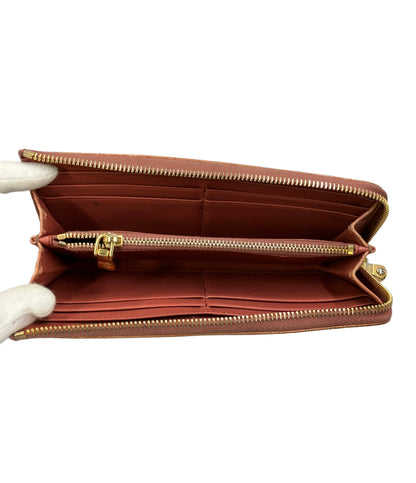 MIUMIU L字ファスナー長財布 クロコ型押しレザー レディース ミュウミュウ