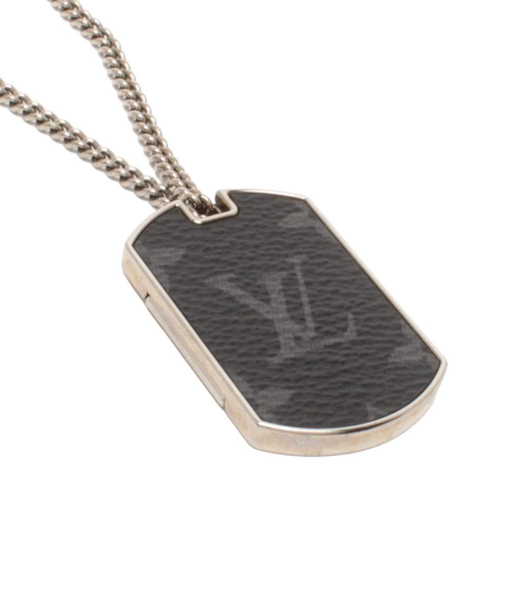 LOUIS VUITTON ネックレス コリエ プラーク モノグラムエクリプス ロケット M63640 D10129 メンズ ルイ・ヴィトン