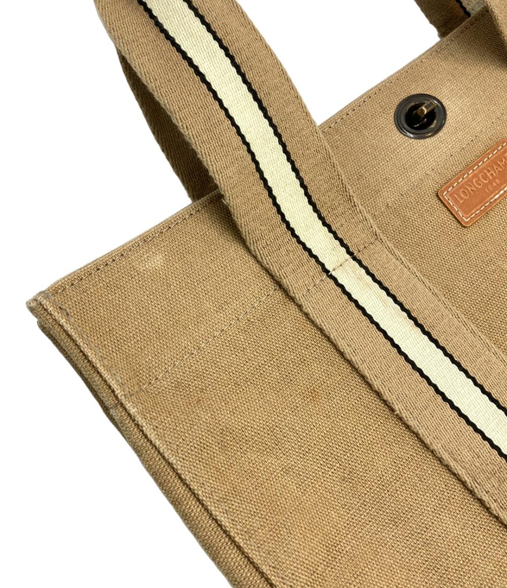 LONGCHAMP トートバッグ キャンバス レディース ロンシャン