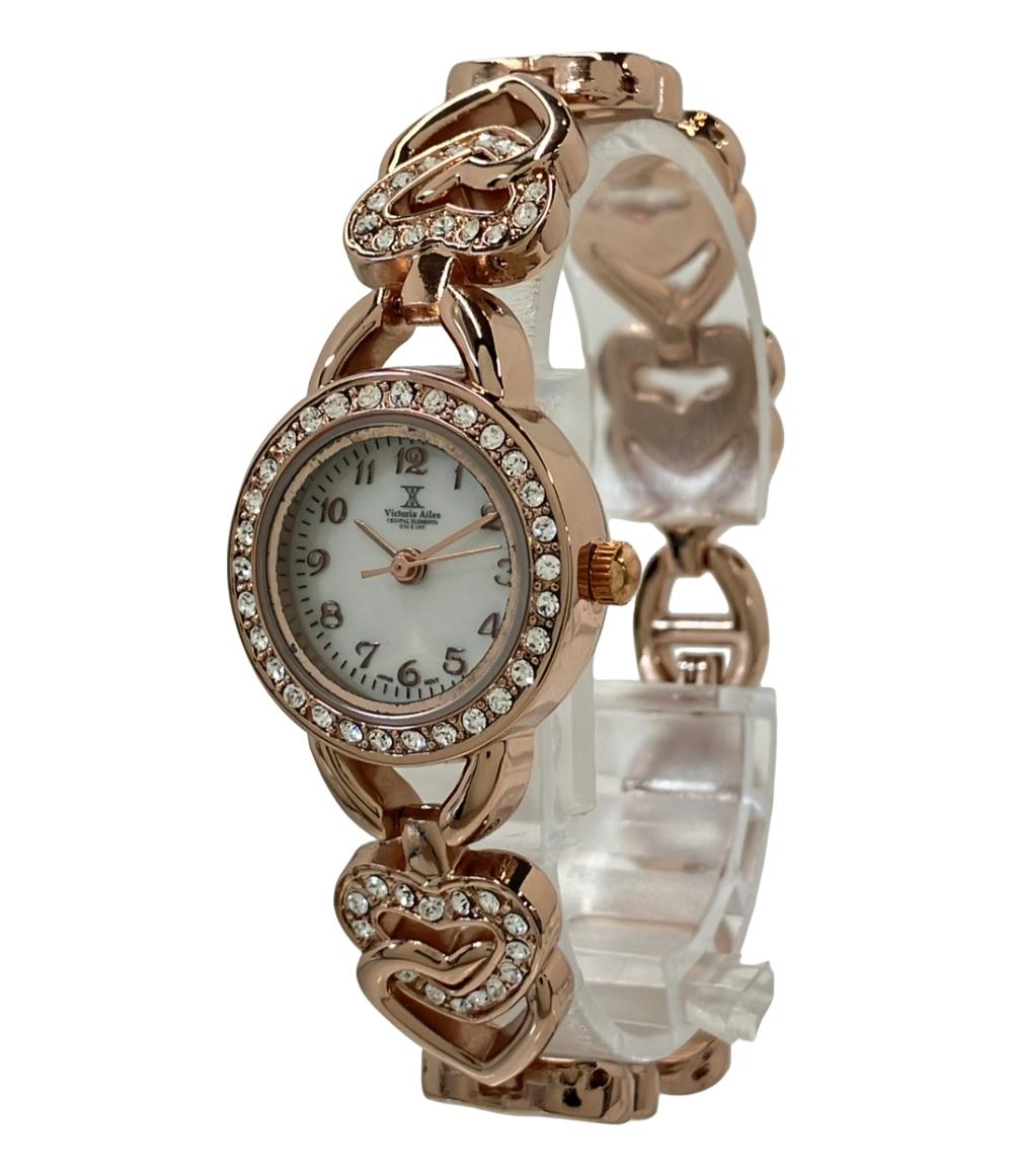 ヴィクトリアアイリス 腕時計 クオーツ ホワイト レディース Victoria Ailes