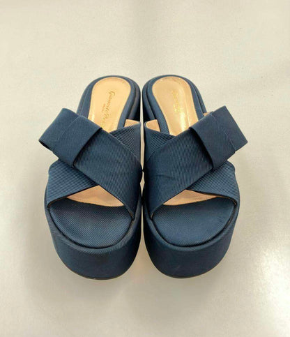 Gianvito Rossi サンダル クロスストラップ 厚底 レディース SIZE 35 1/2 (22.5cm) ジャンヴィトロッシ