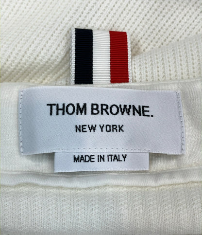 美品 THOM BROWNE 長袖ニットカーディガン FJT265A-J0068-100 メンズ SIZE 40 (L) トムブラウン