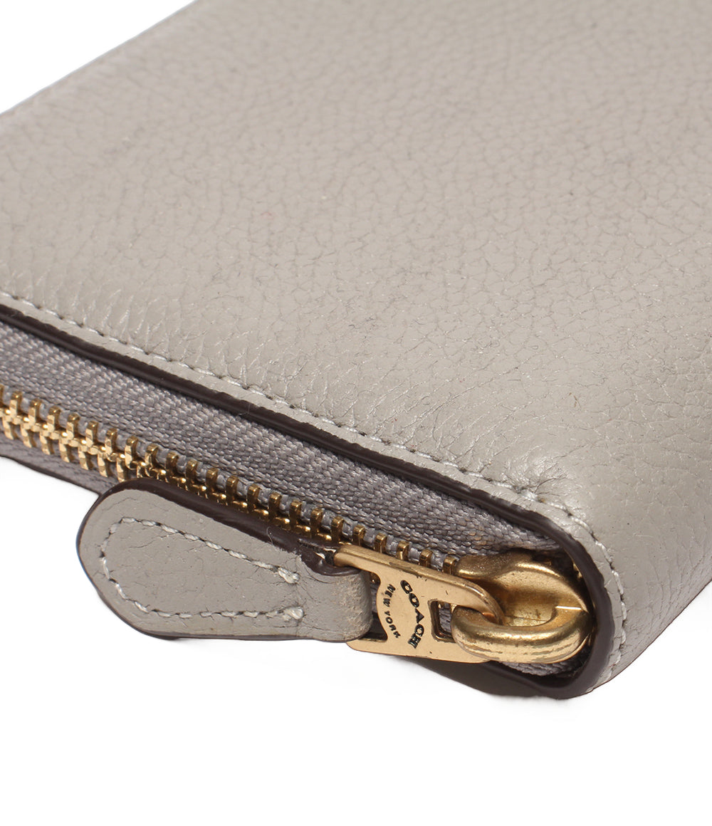 COACH ラウンドファスナー長財布 レディース コーチ