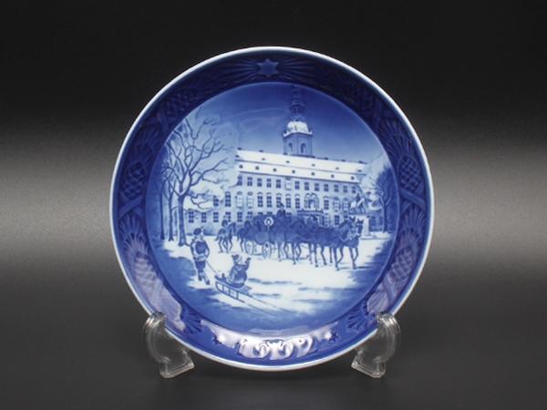 美品 ロイヤルコペンハーゲン イヤープレート クリスマスプレート 飾り皿 18cm 1992 Royal Copenhagen