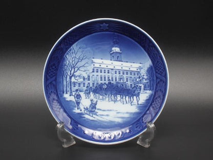 美品 ロイヤルコペンハーゲン イヤープレート クリスマスプレート 飾り皿 18cm 1992 Royal Copenhagen