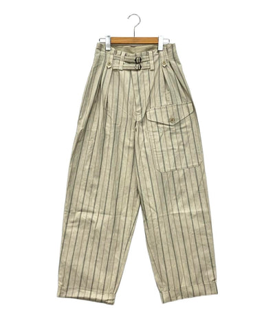 美品 ワイズ ワークパンツ ストライプ柄 レディース SIZE 2 (M) Y's