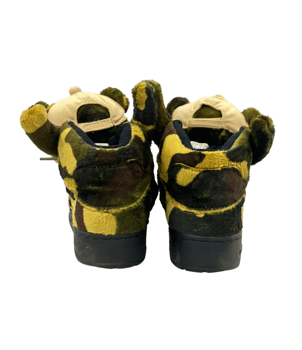 adidas ハイカットスニーカー 迷彩 × Jeremy Scott Q20917 レディース SIZE 23.5 (M) アディダス