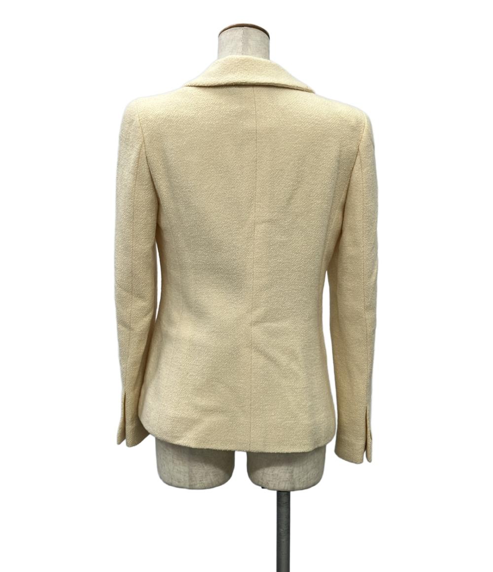 CHANEL テーラードジャケット アイボリー ウール P20557V11746 レディース SIZE 36 (S) シャネル