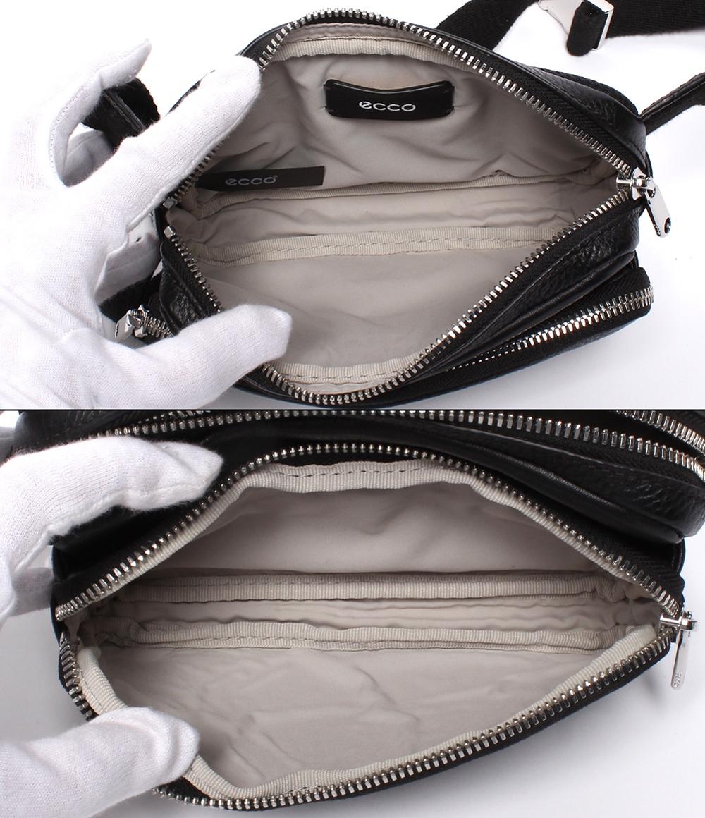 ecco レザーウエストポーチ Textureblock Waist Bag レディース メンズ エコー